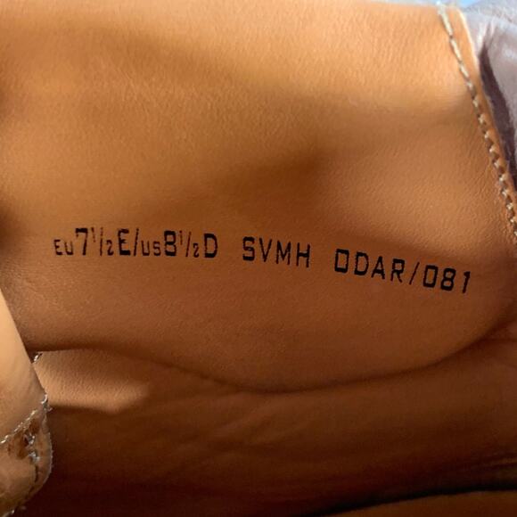 BALLY Size 8.5 Brown Taupe Color Block Leather High Top Sneakers - Picture 8 of 8